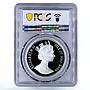 Isle of Man 1 crown Home Pets Scottish Cat Animals PR69 PCGS silver coin 2000