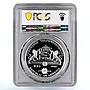 Armenia 100 dram Kings of Football Pele PR69 PCGS silver coin 2008