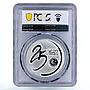 Philippines 500 piso Central Bank Eagle Bird Fauna PL68 PCGS silver coin 2018