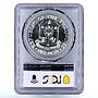 Philippines 1 peso 25th Anniversary of Bataan Day MS64 PCGS silver coin 1967