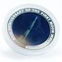 Australia 1 dollar 1st Moon Walk Astronaut Space hologram silver coin 2004