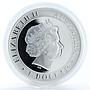 Australia 1 dollar 1st Moon Walk Astronaut Space hologram silver coin 2004