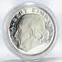 Paraguay 150 guaranies Albert Einstein Sciencer proof silver coin 1974