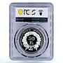 Switzerland 50 francs Fribourg Shooting Festival Birds PR70 PCGS Ag coin 2004