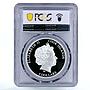 Cook Islands 5 dollars Christmas Diner Jesus Christ PR69 PCGS silver coin 2015