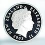 New Zealand 1 dollar Dark Lord's Tower of the Eye proof silver coin 2003