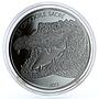 Burkina Faso 1000 francs Holy Crocodile Sacre in Dark Datina silver coin 2013