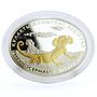 Kazakhstan 500 tenge Endangered Wildlife Agama Lizard Fauna silver coin 2010