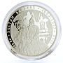 Kazakhstan 100 tenge Great Commanders Sultan Baybars Horseman silver coin 2012