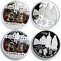 Malawi set of 6 coins Polish Painter Jan Matejko Art colored silver coins 2009