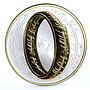 New Zealand 1 dollar Lord of the Rings The One Ring gilded silver coin 2003