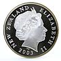 New Zealand 1 dollar Lord of the Rings The One Ring gilded silver coin 2003