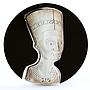 British Virgin Islands 10 dollars 100 Years Queen Nefertiti Bust Ag coin 2012