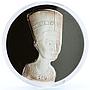 British Virgin Islands 10 dollars 100 Years Queen Nefertiti Bust Ag coin 2012