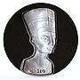 British Virgin Islands 10 dollars 100 Years Queen Nefertiti Bust Ag coin 2012