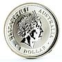 Australia 1 dollar Lunar Calendar series I Year of the Monkey silver coin 2004