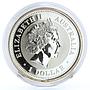 Australia 1 dollar Lunar Calendar I Year of the Rooster gilded silver coin 2005