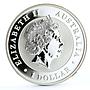 Australia 1 dollar Endangered Wildlife Kookaburra Bird Fauna silver coin 2012