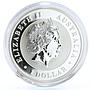 Australia 1 dollar Endangered Wildlife Kookaburra Bird Fauna silver coin 2012