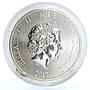 Niue 2 dollars Big African Five Lion Animals Fauna gilded silver coin 2017