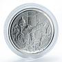 New Zealand 1 dollar Lord of the Rings Theodon Rides Motion Picture silver 2003