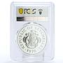 Seychelles 100 rupees Conservation Tropic birds PR67 PCGS silver coin 1978