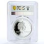 Niue 1 dollar Autumn Legends Chang Flies to the Moon PR67 PCGS silver coin 2007