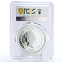 Niue 2 dollars Love is Precious Two Swans Birds PR69 PCGS colored Ag coin 2010