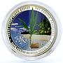 Cook Islands 5 dollars Politics Pacific Leaders Forum colored silver coin 2012
