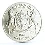 Botswana 5 pula Endangered Wildlife Gemsbok Animals Fauna silver coin 1978