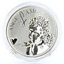 Cameroon 1000 francs Cupid Angel of Love Romance Feelings proof silver coin 2010