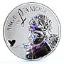 Cameroon 1000 francs Cupid Angel of Love Romance Feelings proof silver coin 2010