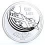 Georgia 1 lari Football World Cup in Germany Trophey proof silver coin 2004