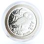 Niue 2 dollars Mythology Athena Owl Bird Moon Olive Branch silver coin 2017