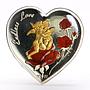 Palau 5 dollars Endless Love Two Cupids Angels Flowers gilded silver coin 2007