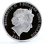 Cook Islands 5 dollars Soviet Cartoons Once There Was Dog proof silver coin 2011