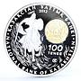 Kazakhstan 100 tenge Great Commanders Sultan Baybars Horseman silver coin 2012