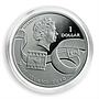 Niue 1 dollar Cartoon Characters Mis Uszatek silver color proof coin 2010