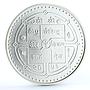 Nepal 500 rupees UNICEF Fund International Year of the Children silver coin 1997