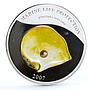 Palau 5 dollars Marine Life Protection Pinctada Maxima Shell silver coin 2007