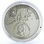 Cook Islands 5 dollars Hanseatic League Gdansk City Ship Clipper Ag coin 2010