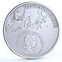 Cook Islands 5 dollars Hanseatic League Gdansk City Ship Clipper Ag coin 2010