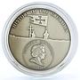 Cook Islands 5 dollars Fourth Crusade Dandolo of Venice Ship silver coin 2010