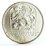 Czechoslovakia 25 korun 25th Anniversary of Slovak Uprising silver coin 1969