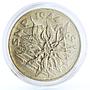 Czechoslovakia 25 korun 25th Anniversary of Slovak Uprising silver coin 1969