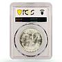 Egypt 1 pound 75 Years to Faculty of Fine Arts Tools MS64 PCGS silver coin 1984