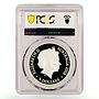 Australia 5 dollars Antarctic Territory Skua Bird Fauna PR70 PCGS Ag coin 2008