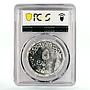 Egypt 5 pounds 50 Years Suez Canal Nationalization Ship MS64 PCGS Ag coin 2006