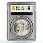 Egypt 1 pound 100 Years to Orabi Revolt Man on Horse MS67 PCGS silver coin 1981