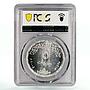 Egypt 5 pounds Balance Scale MS65 PCGS silver coin 2004